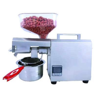 Commercial SS Mini Domestic Oil Press/Expeller Machine, 4-6 Kg/hr, 600W with Free Accessories